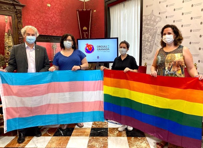 Presentación del Orgullo 2020 en el Ayuntamiento de Granada