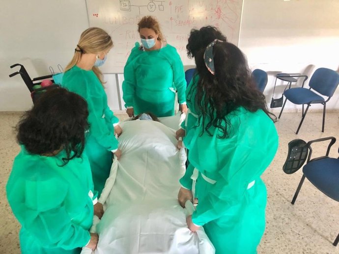 Formación en movilización de pacientes