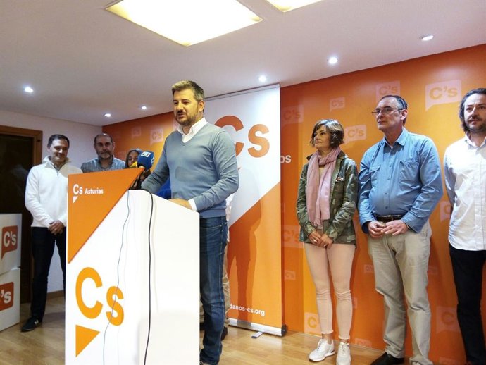 El diputado de Ciudadanos en la Junta General del Principado, Sergio García, en una imagen de archivo
