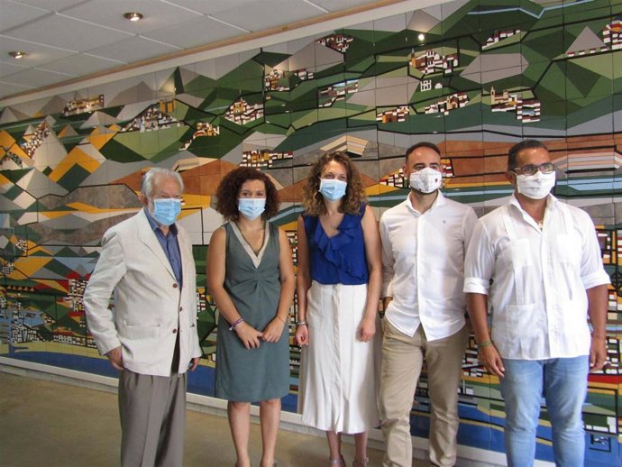 Miembros de la Diputación de Huelva visitan  el Centro de Inserción Sociolaboral de la Fundación Valdocco.