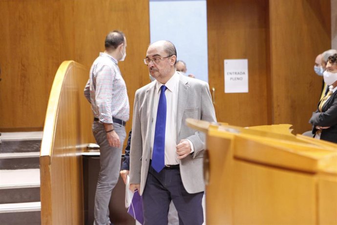 El presidente del Gobierno de Aragón, Javier Lambán.