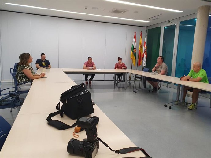 Reunión en la que se decidió suspender las fiestas de Calahorra