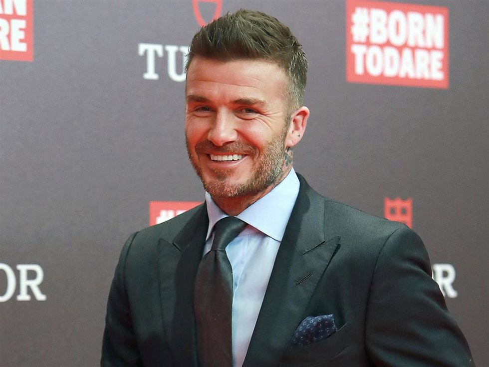 David Beckham, en una de sus últimas visitas a nuestro país