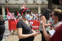 Teresa Rodríguez ve que IU "construye el relato de su ruptura" de Adelante y le invita a recapacitar para buscar acuerdo