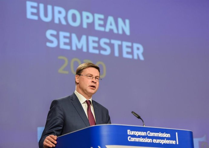El vicepresidente económico del Ejecutivo comunitario, Valdis Dombrovskis