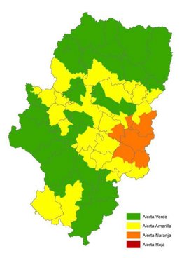 Alerta naranja de peligro de incendios forestales en Bajo Ebro Forestal