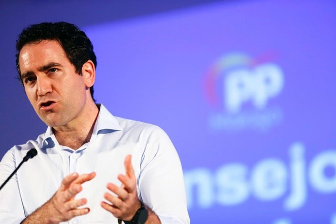 El secretario general del PP, Teodoro García Egea, en un acto en Fuengirola (Málaga)