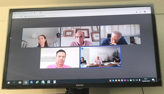 Reunión telemática de la comisión provincial de la Agencia IDEA