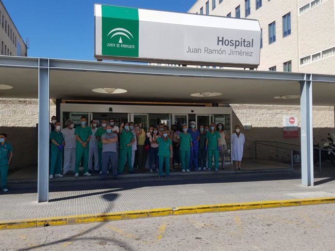 Protestas convocadas por la Asociación Andaluza de Celadores