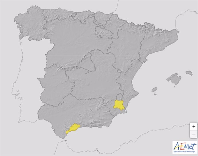 La Aemet activa el nivel amarillo por temperaturas de 38C en Murcia este sábado