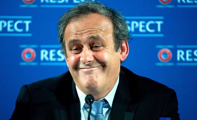 El expresidente de la UEFA Michel Platini