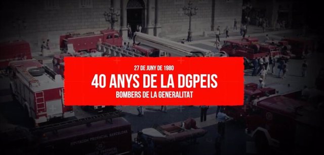 La Dirección de Prevención, Extinción y Salvamentos de la Generalitat cumple 40 años