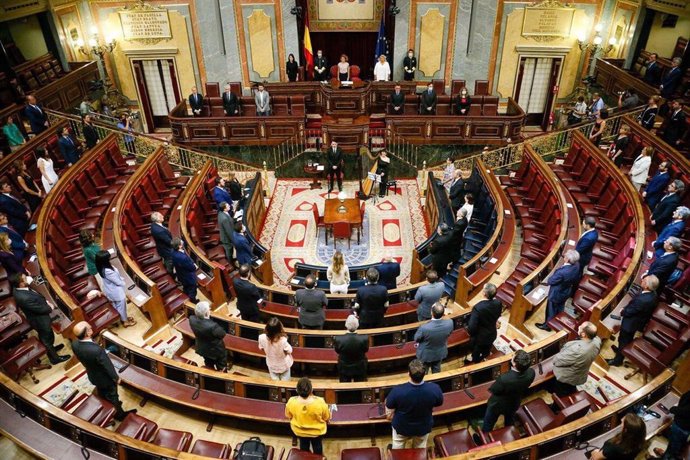 Minuto de silencio en el Congreso por las víctimas del terrorismo en el homenaje anual que les rinde la Cámara