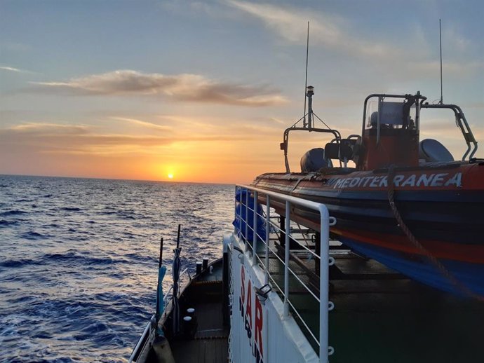 El barco de rescate 'Mare Ionio' de la ONG Mediterranea Saving Humans
