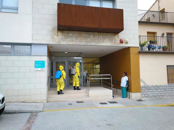 Desinfecciones de bomberos de la DPT