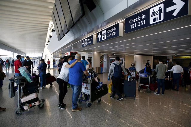 Aeropuerto de Fiumicino, en Roma