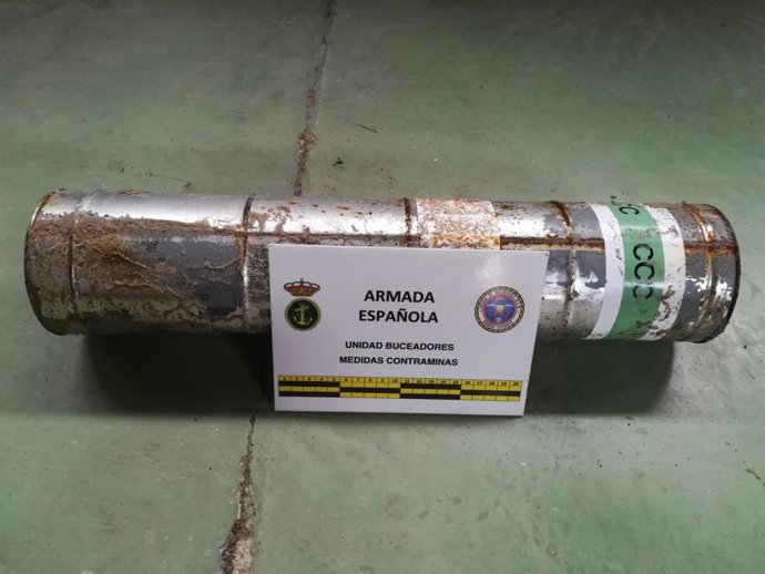 Bengala neutralizada en La Manga del Mar Menor