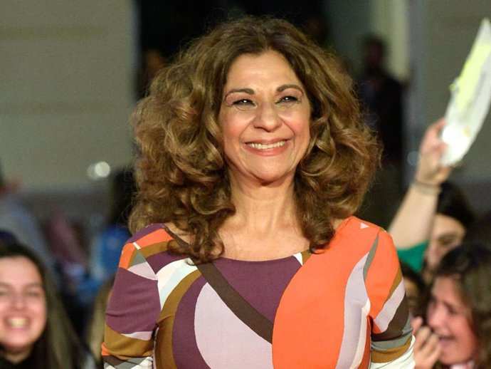 Lolita Flores attends the "La Vida Inesperada" premiere during the 17th Malaga Film Festival 2014 - Day 8 at the Cervantes Theater on March 28, 2014 in Malaga, Spain.