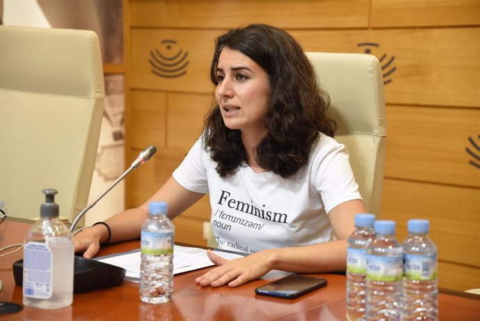Irene de Miguel, coordinadora regional de Podemos Extremadura.