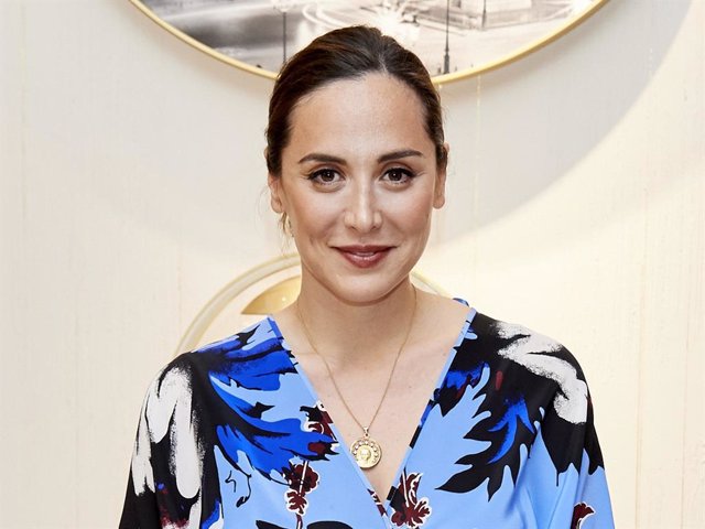 Tamara Falco attends Chaumet new boutique inauguration on April 23, 2019 in Madrid, Spain.