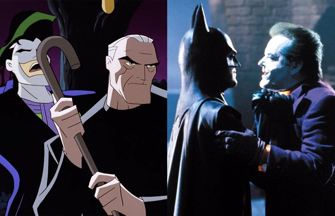 Michael Keaton es el viejo Bruce Wayne en éste genial póster fan