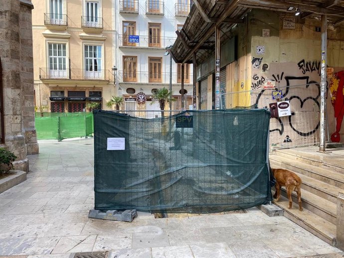 Obras en el entorno del Miguelete