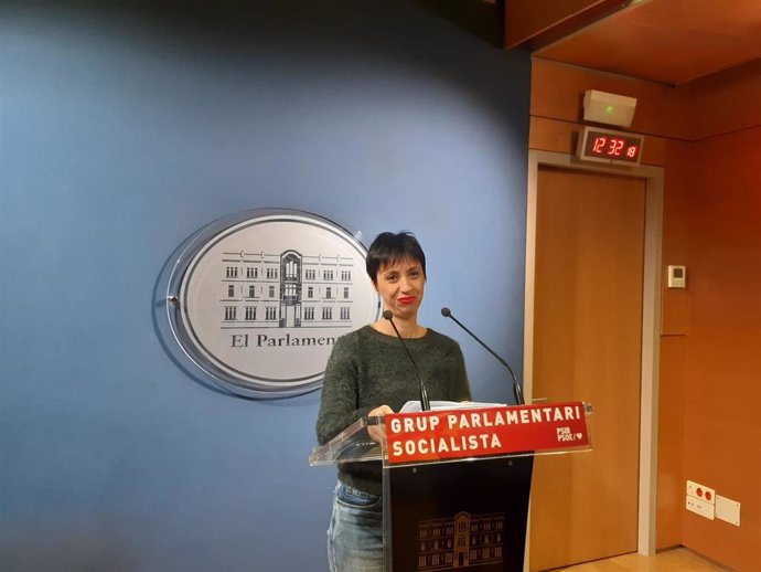 Silvia Cano, portavoz del Grupo Parlamentario Socialista.