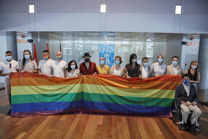 Acto institucuonal por la semana del Orgullo en el Ayuntamiento de Madrid