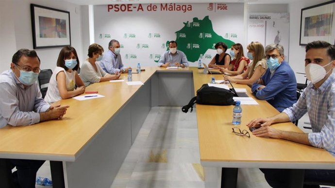 Reunion del gabinete parlamentario del PSOE de Malaga