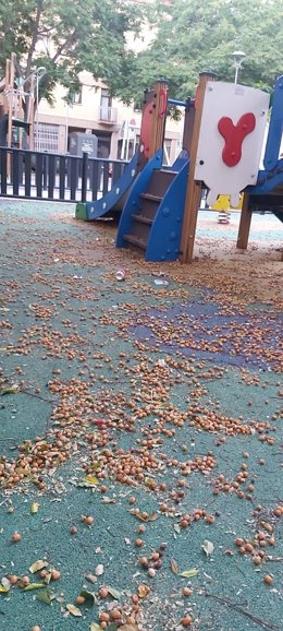 Parque de la plaza de las Aceituneras de Triana