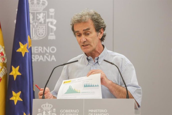 El director del Centro de Coordinación de Alertas y Emergencias Sanitarias (CCAES), Fernando Simón,  en Madrid (España), a 29 de junio de 2020.