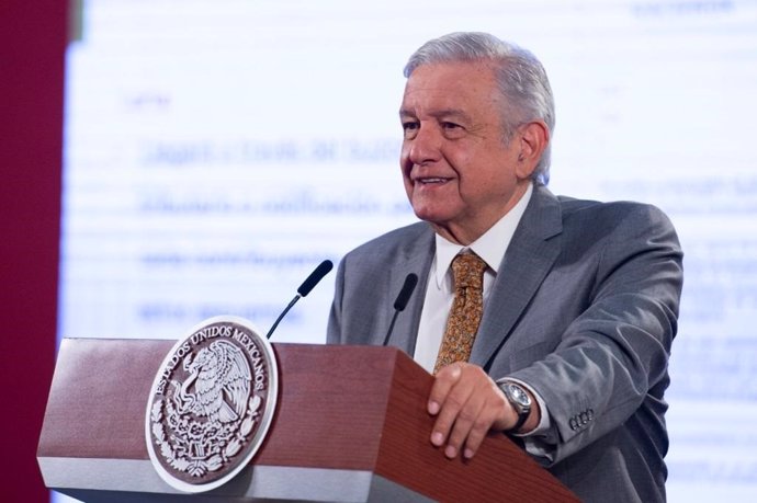 Andrés Manuel López Obrador en rueda de prensa