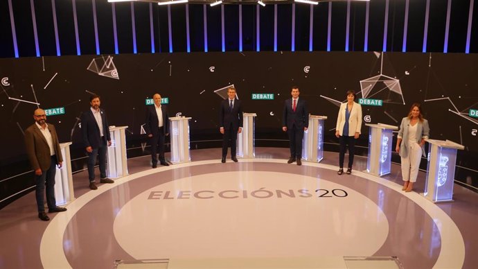 Debate a siete a la presidencia de la Xunta de Galicia