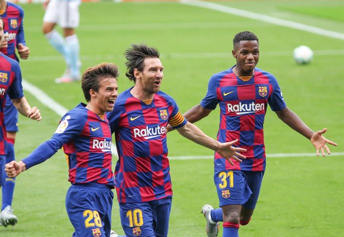 Fútbol/Pichichi.- Messi se mantiene al frente de la tabla de goleadores y Luis S