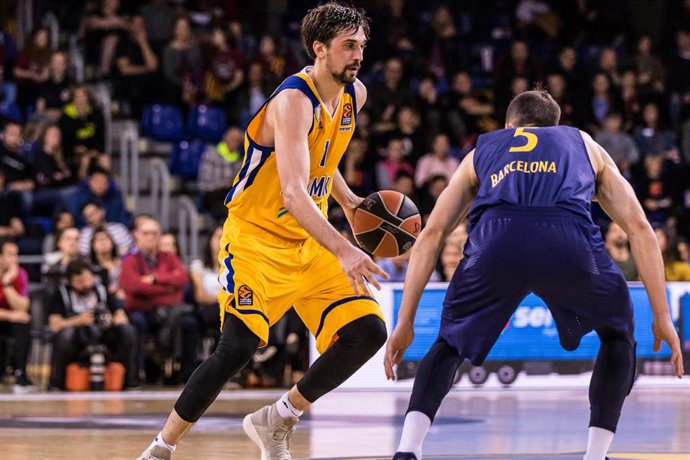 Alexey Shved en un Barcelona - Khimki