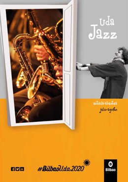 Cartel del ciclo UdaJazz del Ayuntamiento de Bilbao