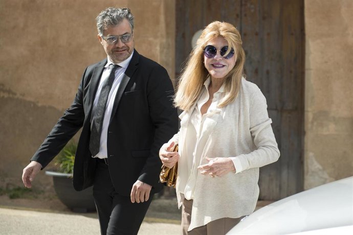 La baronesa Thyssen, Tita Cervera, acude a un acto el pasado 6 de marzo