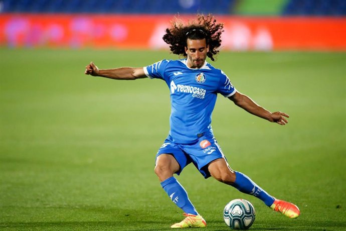 Marc Cucurella jugando con el Getafe