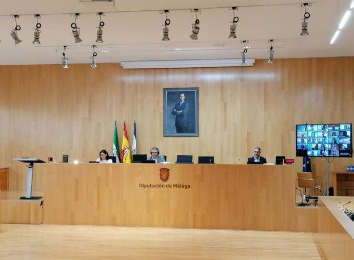 Pleno extraordinario de la DIputación de Málaga del 24 de junio de 2020