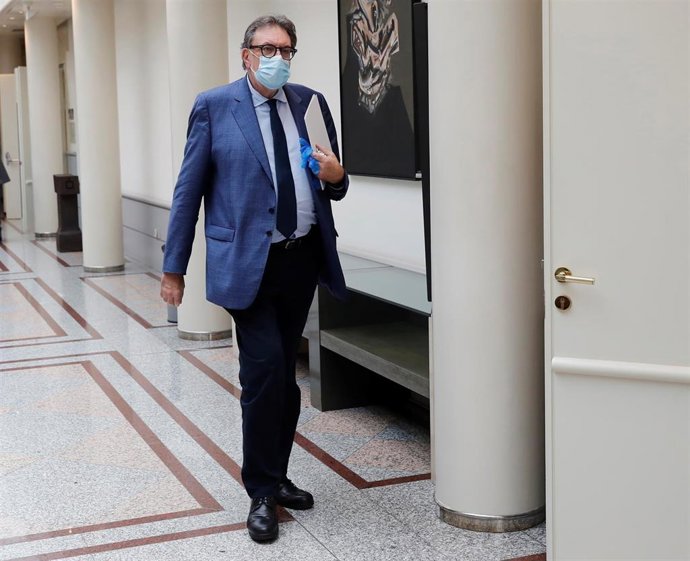 El portavoz de Junts per Catalunya en el Senado, Josep Lluís Cleries.