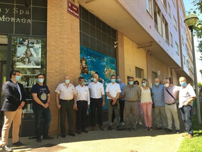 Inauguración de la calle Rosa Chacel en Logroño