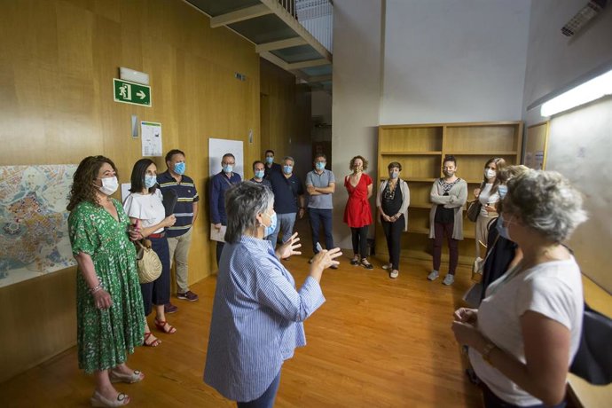 Visita al albergue Jesús y María de Pamplona