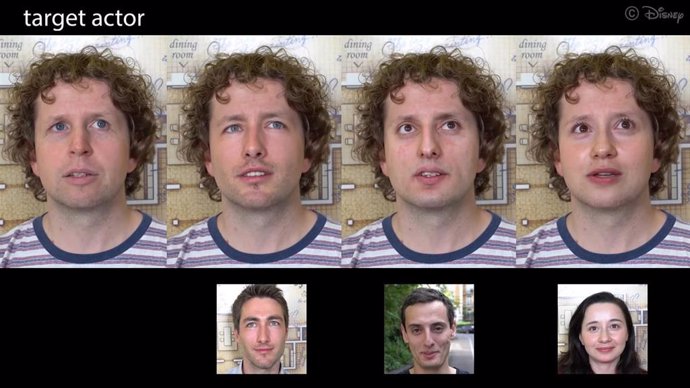 Vídeos deepfake de un megapixel creados por Disney.