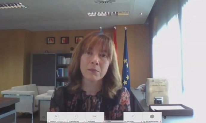 La consejera de Hacienda, Ana Cárcaba