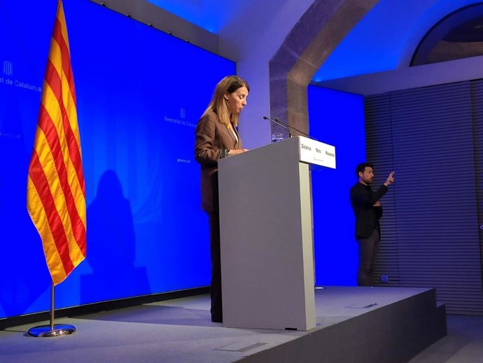 La consellera de Presidncia i portaveu del Govern, Meritxell Budó.