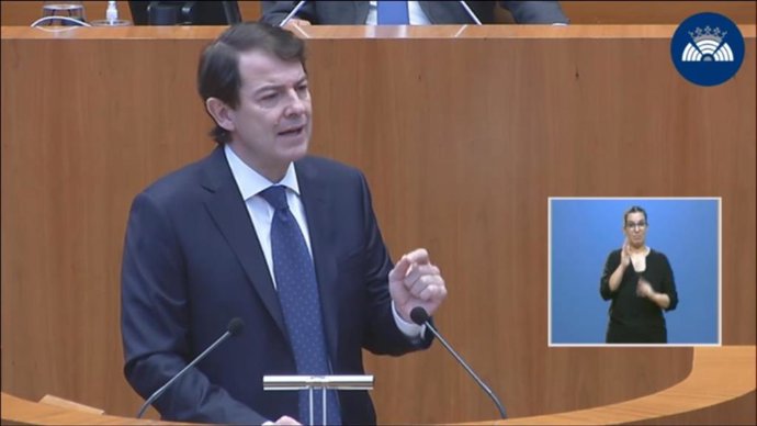 Mañueco interviene en el Debate sobre el estado de la Comunidad