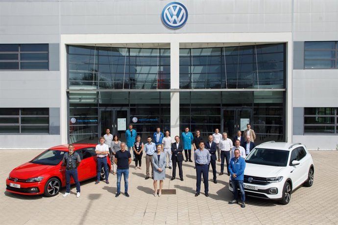 Firma del IX convenio colectivo de Volkswagen Navarra