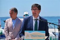 Marín rechaza comparar el proyecto de Genoveses con El Algarrobico y garantiza que la Junta "cumplirá la ley"