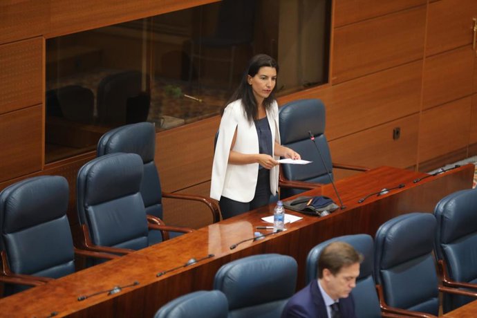 La portavoz de Vox en la Asamblea de Madrid, Rocío Monasterio