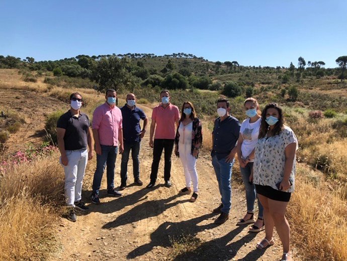 Visita al camino del vicepresidente de Política Municipal de la institución provincial, Ezequiel Ruiz.